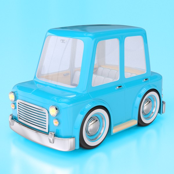 3d cartoon car