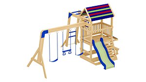 Backyard Discovery Beach Front All Cedar Swing Set