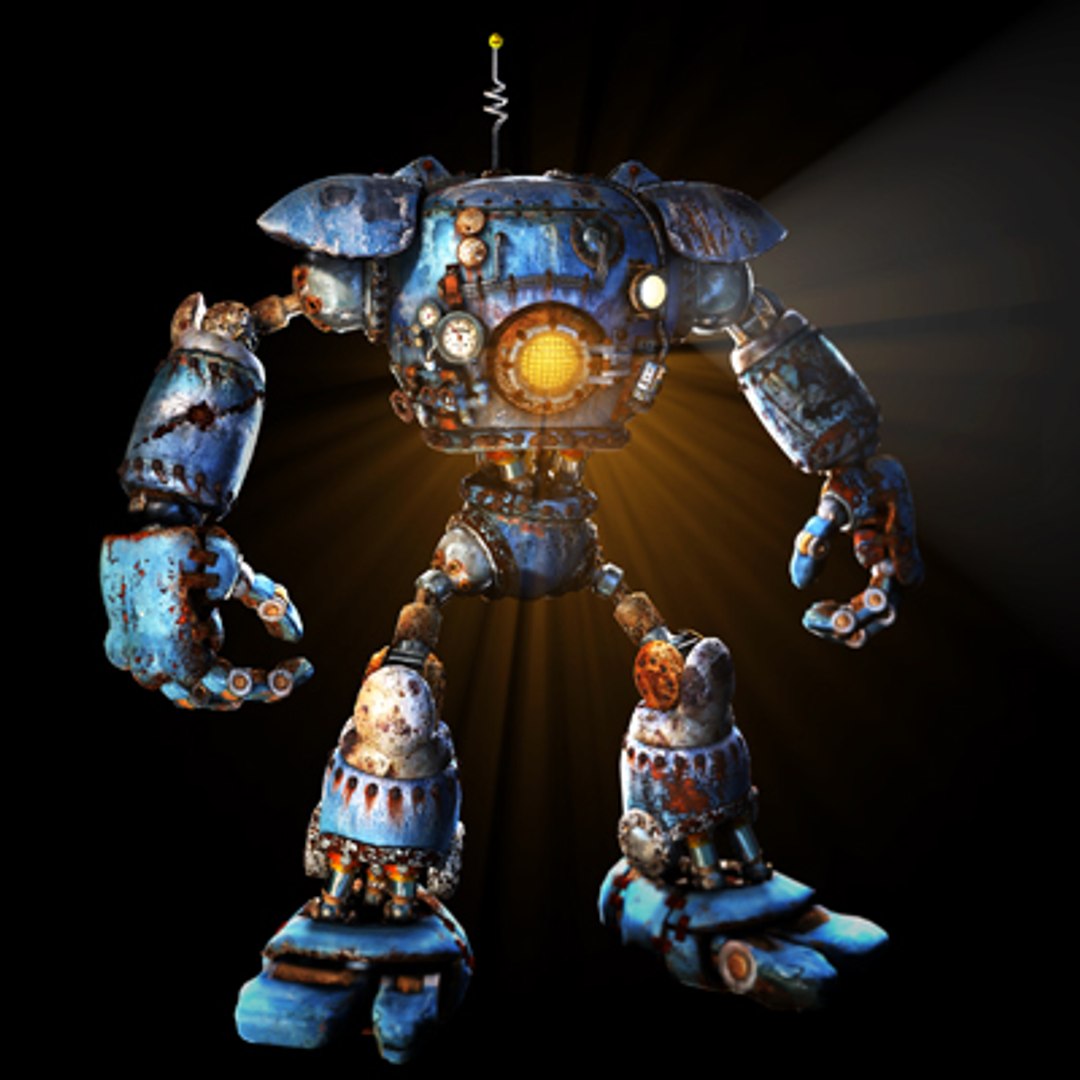 Robot Character 3d Model