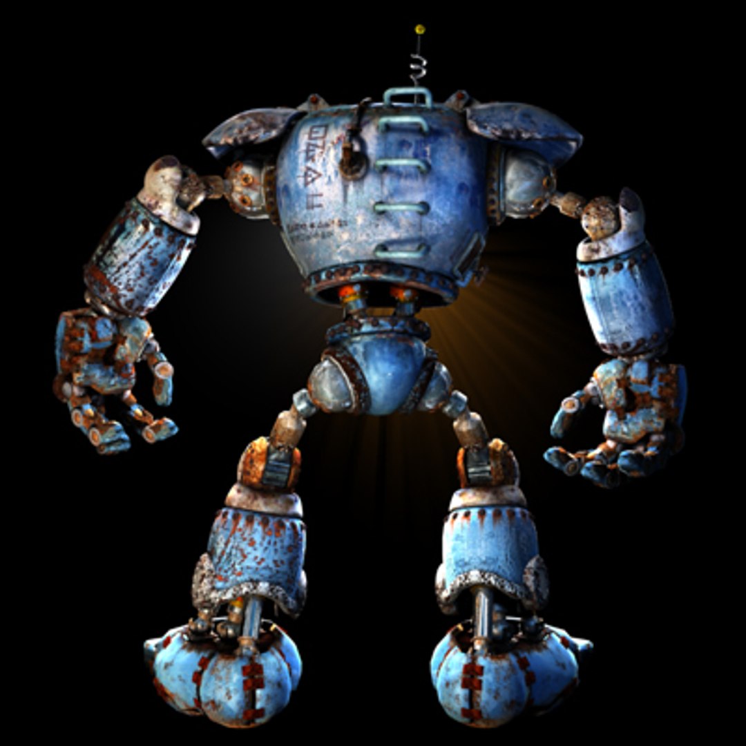 Robot Character 3d Model