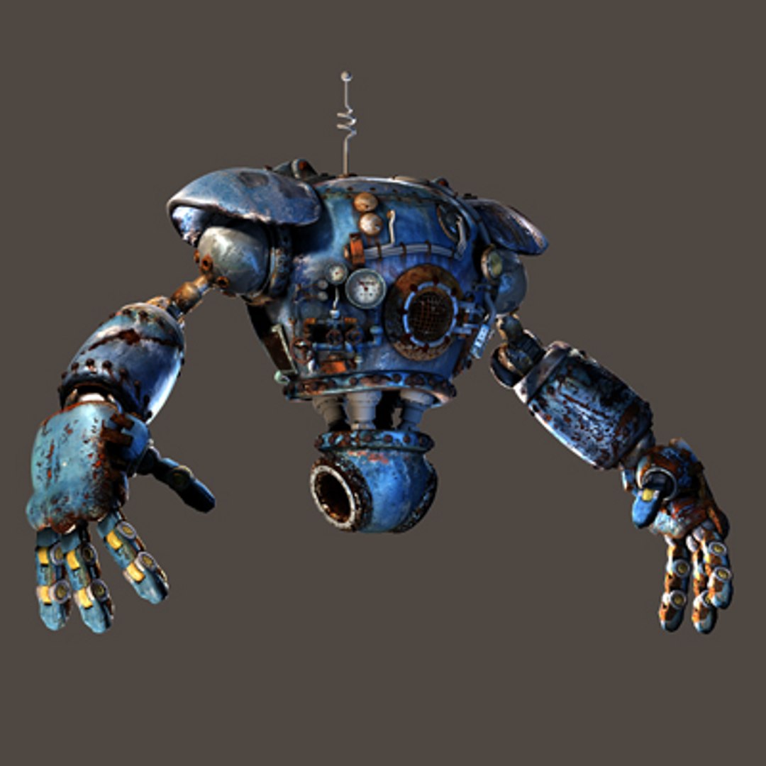 Robot Character 3d Model