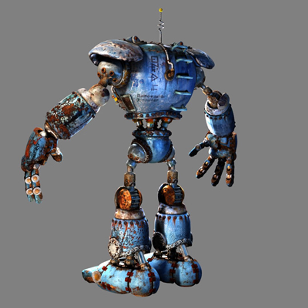 Robot Character 3d Model