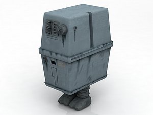 3D gonk star wars character model