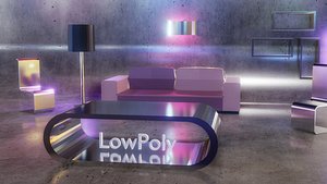 Low Poly Furniture Pack
