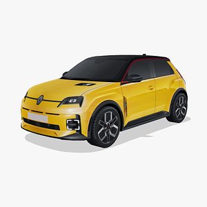 Renault 5 E-Tech 2025 3D model