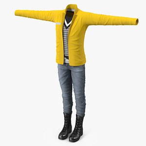 3D Fashionable Style Clothes model