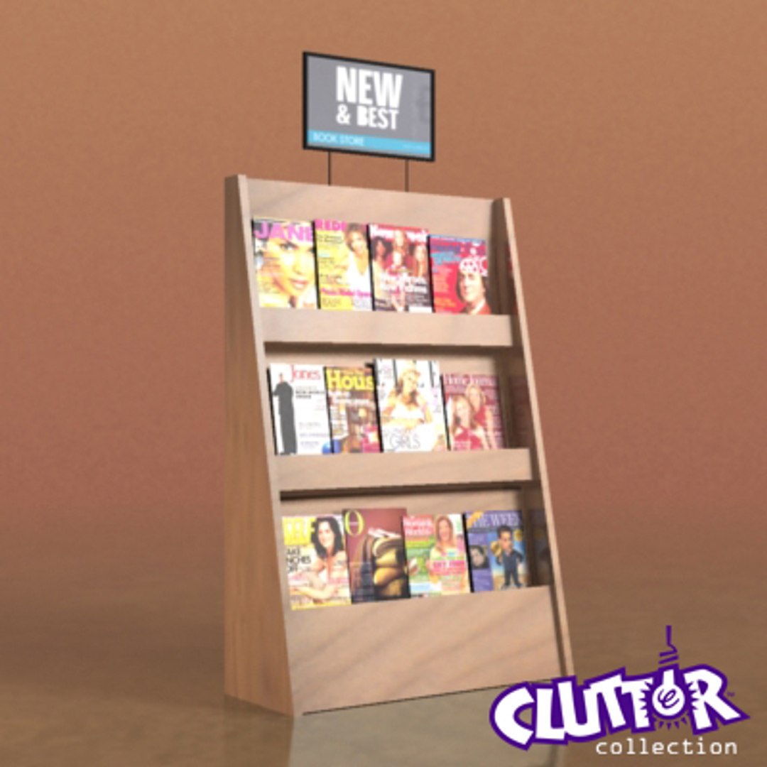 3d Model Magazine Rack