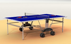 table tennis 3d model