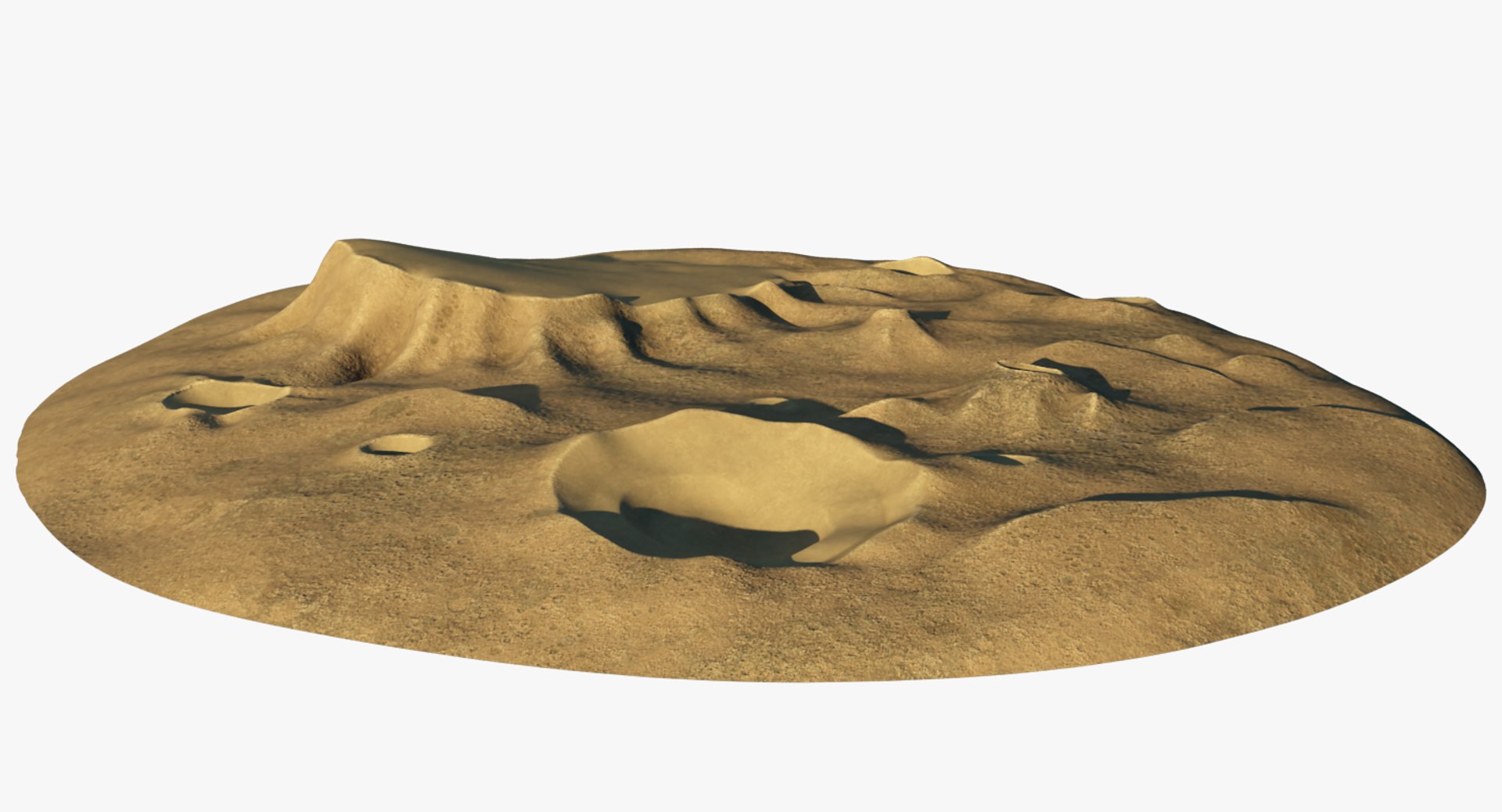 Moon Ground 3D Model - TurboSquid 1278089