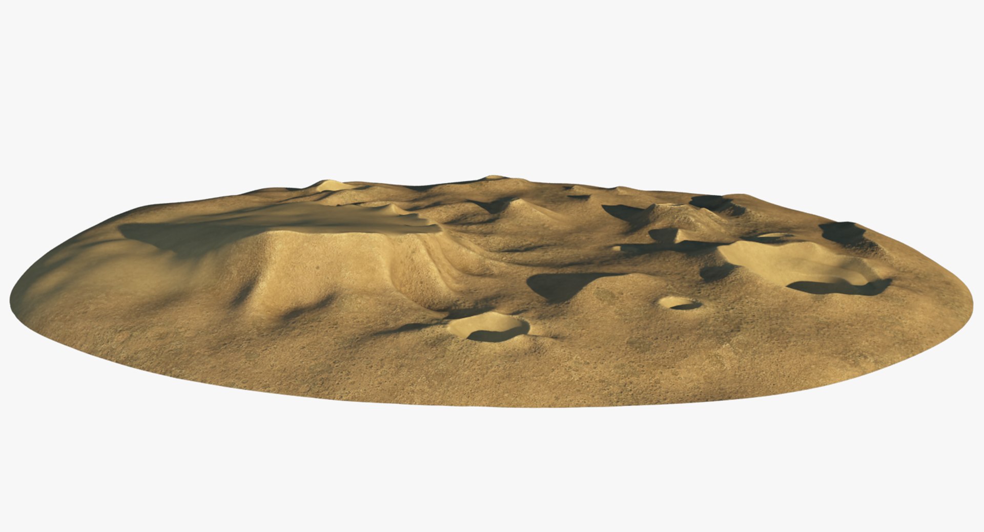 Moon Ground 3D Model - TurboSquid 1278089