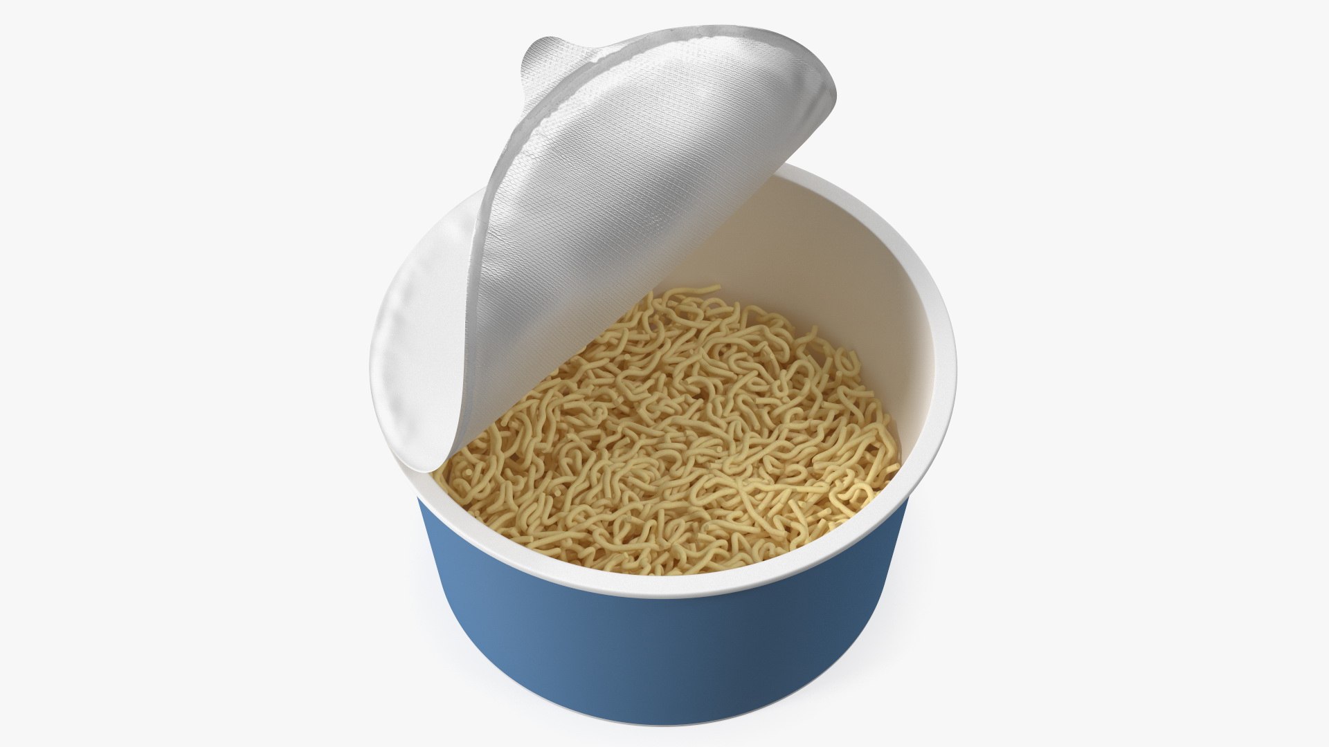 Instant Noodles Open Bowl 3D model preview