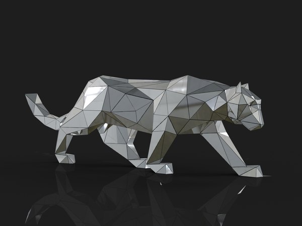 Estátua de leopardo Modelo 3D - TurboSquid 1829738