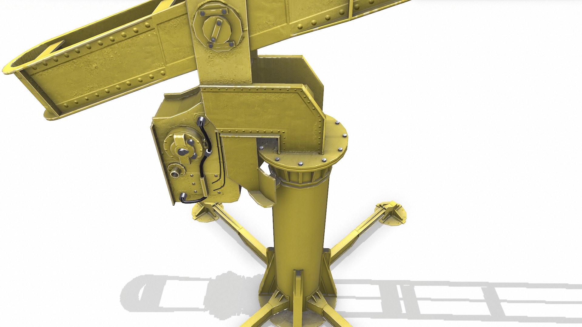 Old Davit Crane Low-poly PBR 3D model https://p.turbosquid.com/ts-thumb/bg/4VLkE3/Bg/screenshot015/png/1752384680/1920x1080/fit_q87/f77d9847734b07276472db7859ea1ce16db106b5/screenshot015.jpg