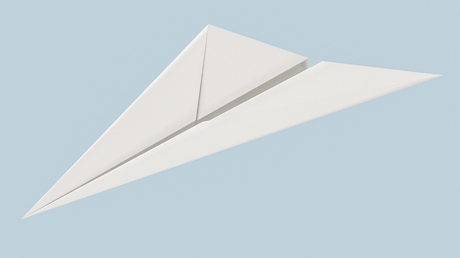 Paper Airplane 3d Model Turbosquid 1994311 1016