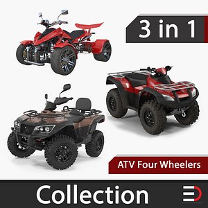 atv wheelers 3D model