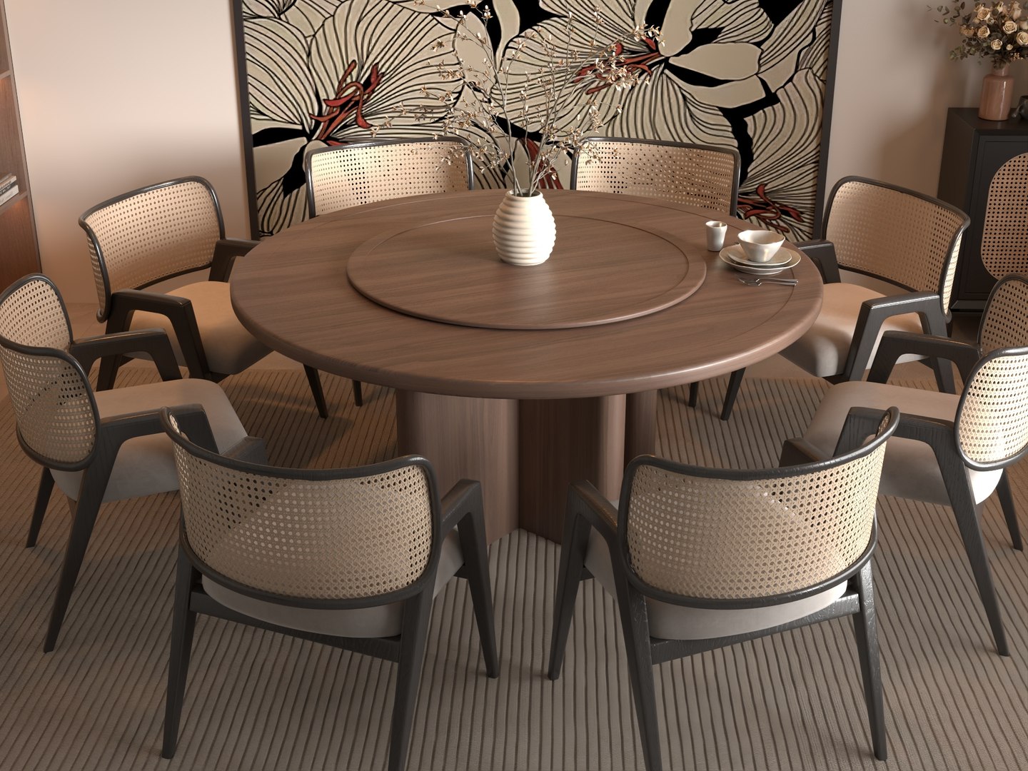 Modern Chinese Style Dining Room Interior Scene 3D Model 3D model https://p.turbosquid.com/ts-thumb/bg/7lMVR6/lc/15/jpg/1786172710/1920x1080/fit_q87/bd327efa8af2c38fca15129ef83486270bf9463b/15.jpg