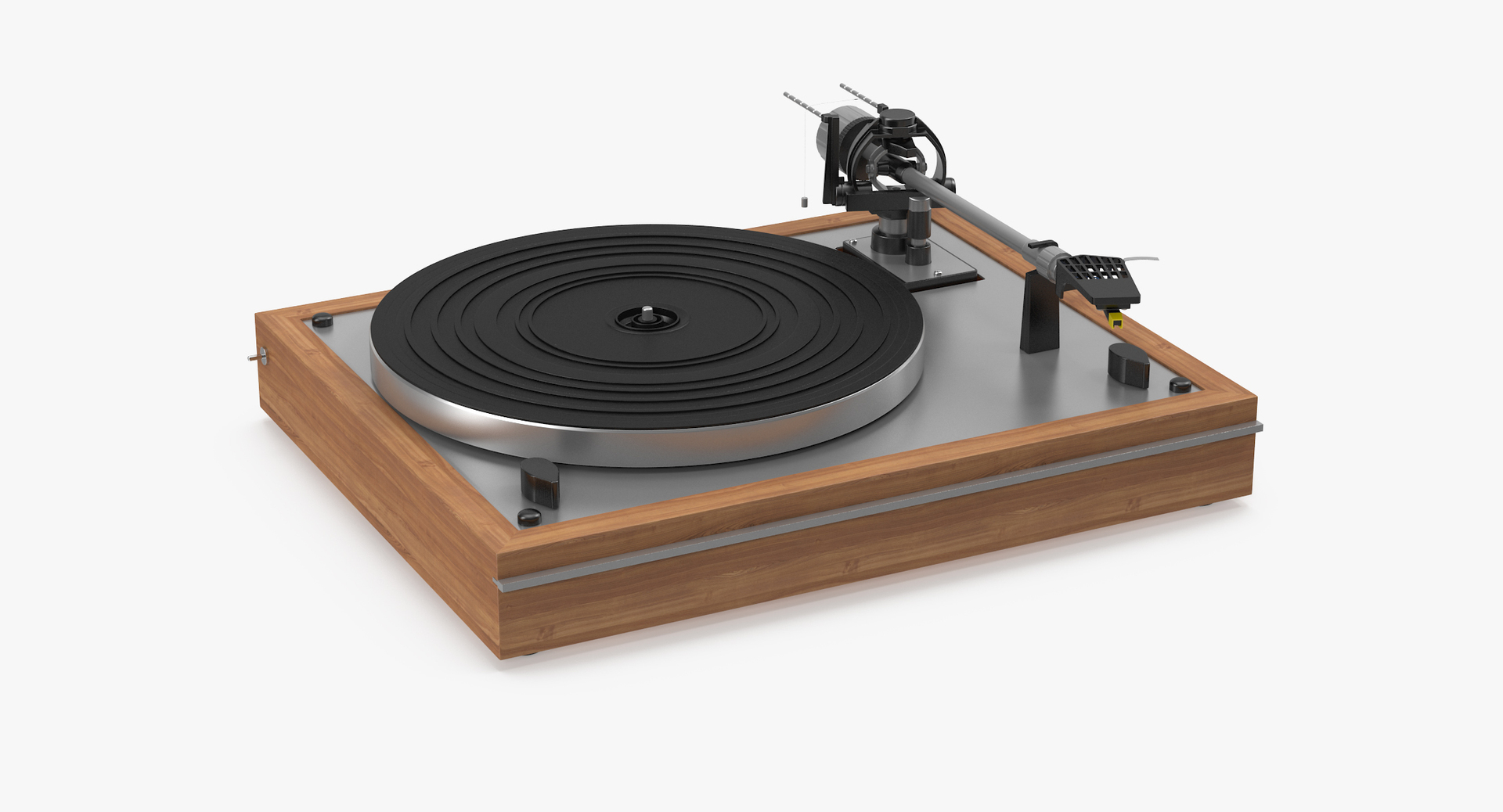 3d Model Vintage Turntable