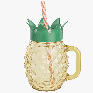 3D Mason Mug Pineapple