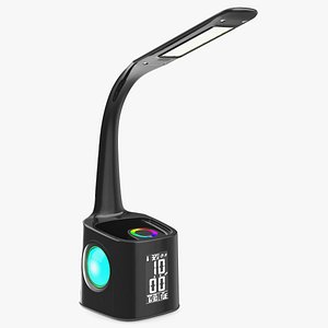 Black Smart Desk Lamp 3D