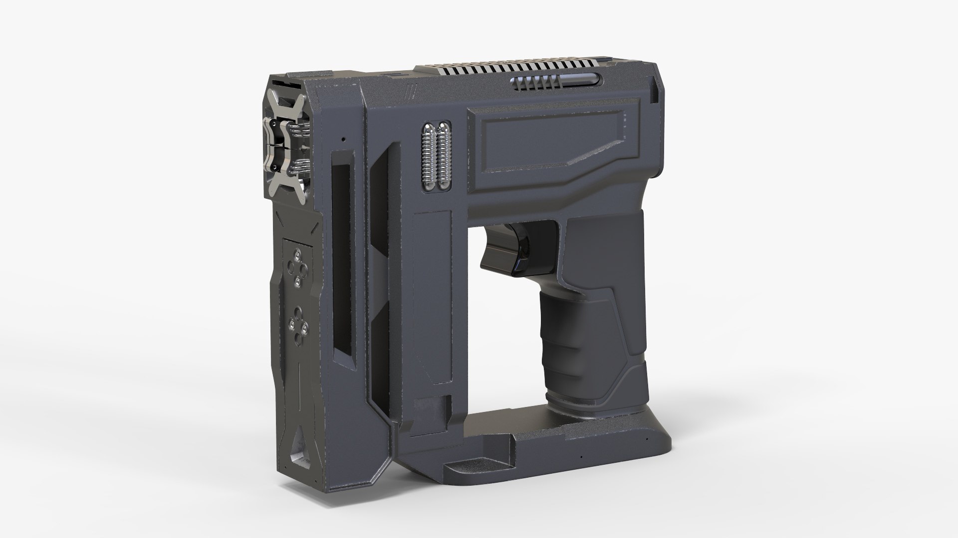Sci-Fi Lazer Gun 3D https://p.turbosquid.com/ts-thumb/bg/GYzlMf/19/gun.2059/jpg/1651153549/1920x1080/fit_q87/a2b85747110a41bb50333f514fffed72109b6e47/gun.2059.jpg