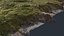 Steep Coast Beach  - 3D PBR Model1