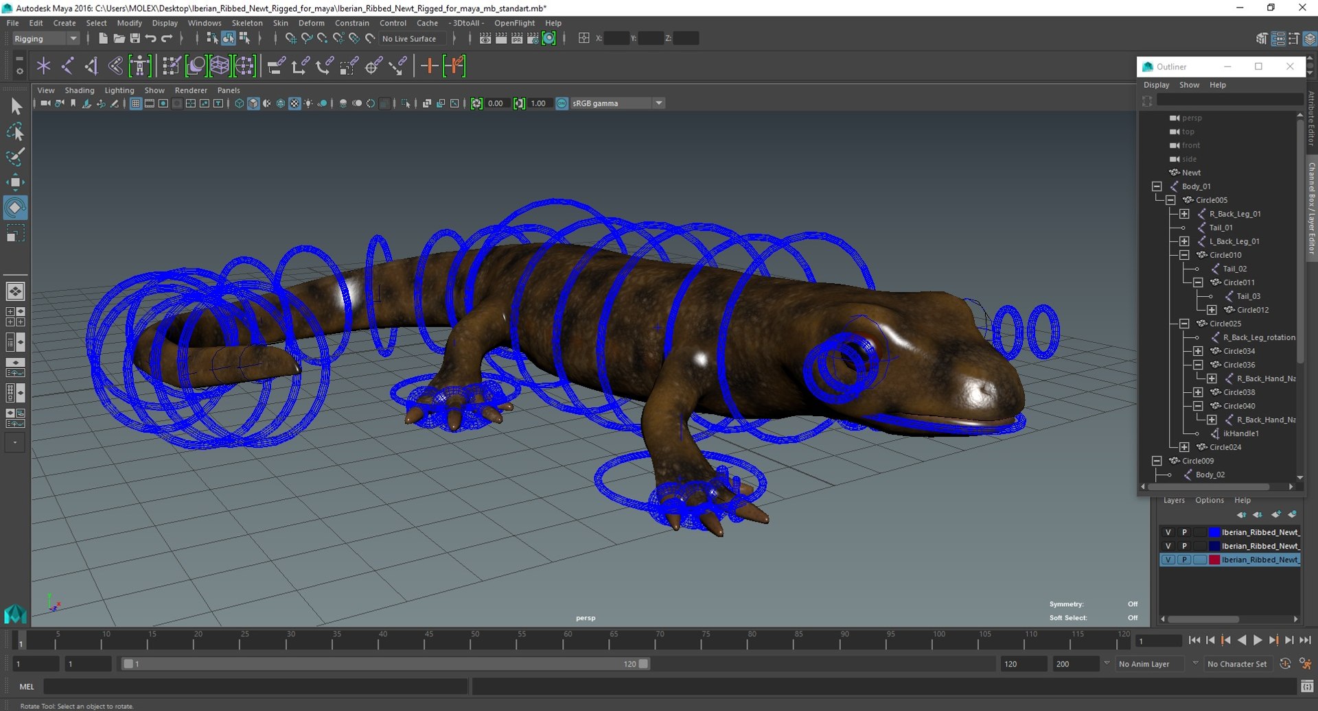 3D model Iberian Ribbed Newt Rigged for Maya https://p.turbosquid.com/ts-thumb/bg/HdPyFk/wj/iberianribbednewtriggedformayavray3dmodel042/jpg/1701155313/1920x1080/fit_q87/2d2951c453b32170e2eac7c7ebea983940899737/iberianribbednewtriggedformayavray3dmodel042.jpg