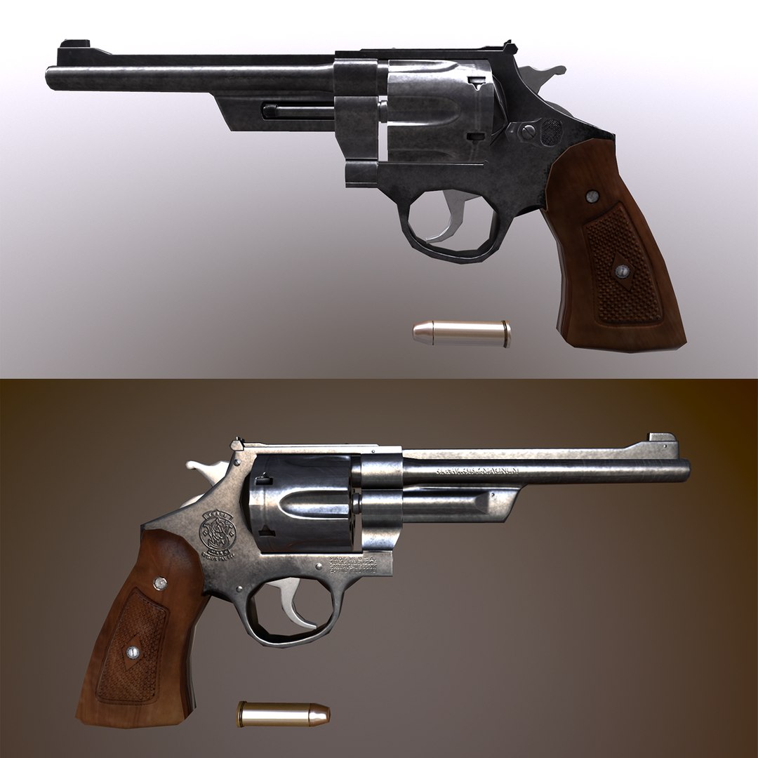 Magnum Revolver 3D Model - TurboSquid 1226872