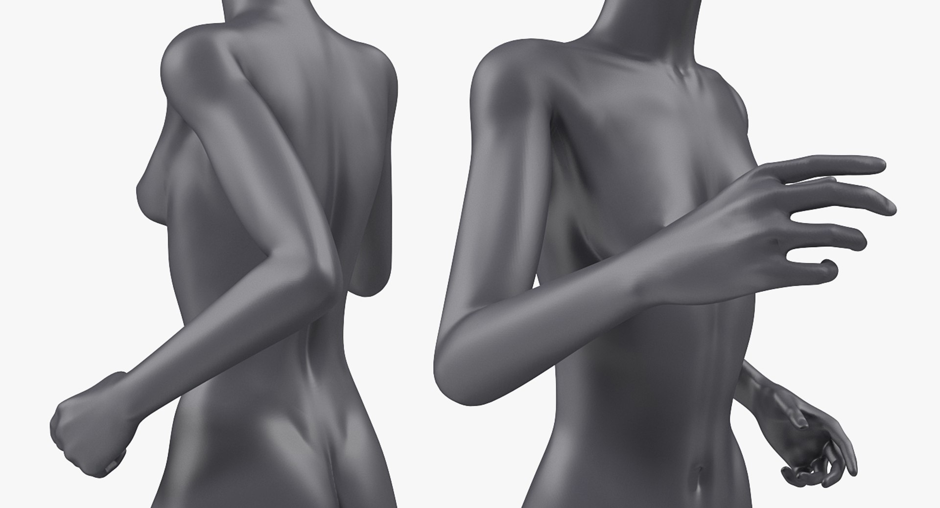 female dark grey mannequin 3D https://p.turbosquid.com/ts-thumb/bg/LilvBZ/l7TdQLHK/femaledarkgreymannequinriggedc4dmodel012/jpg/1560270705/1920x1080/fit_q87/4d58c2687a061f00bf8eb73582793005f7ba7dd8/femaledarkgreymannequinriggedc4dmodel012.jpg