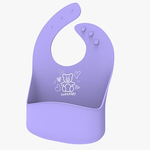 silicone bib 3D model