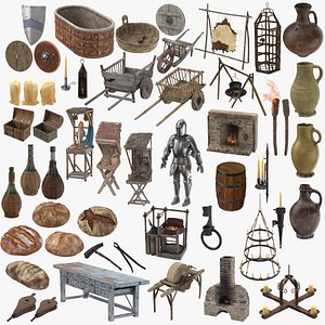 Medieval Collection 02 - 52 Objects