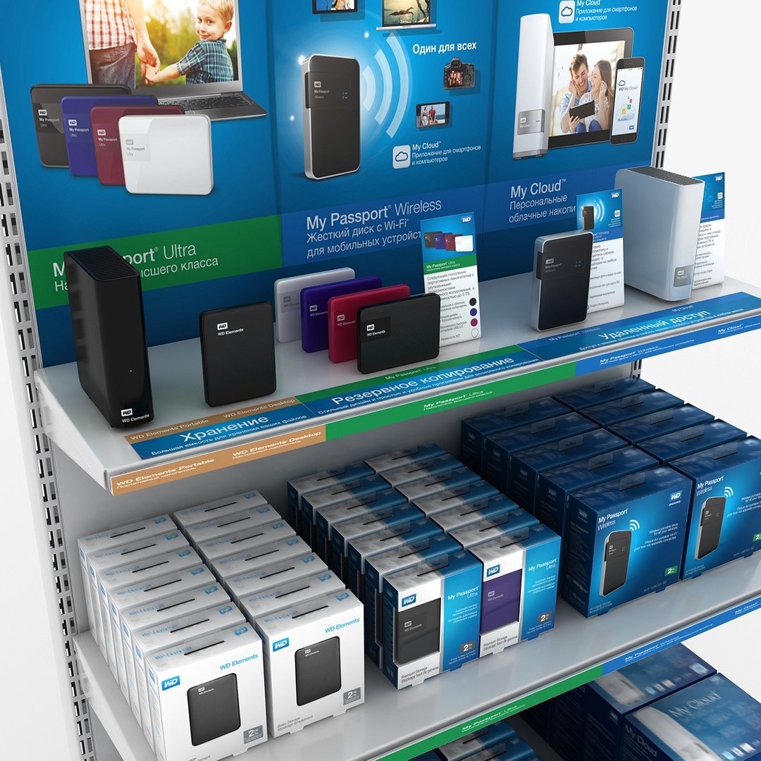 3d Rack Devices Box Model