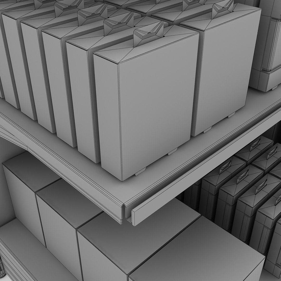 3d Rack Devices Box Model
