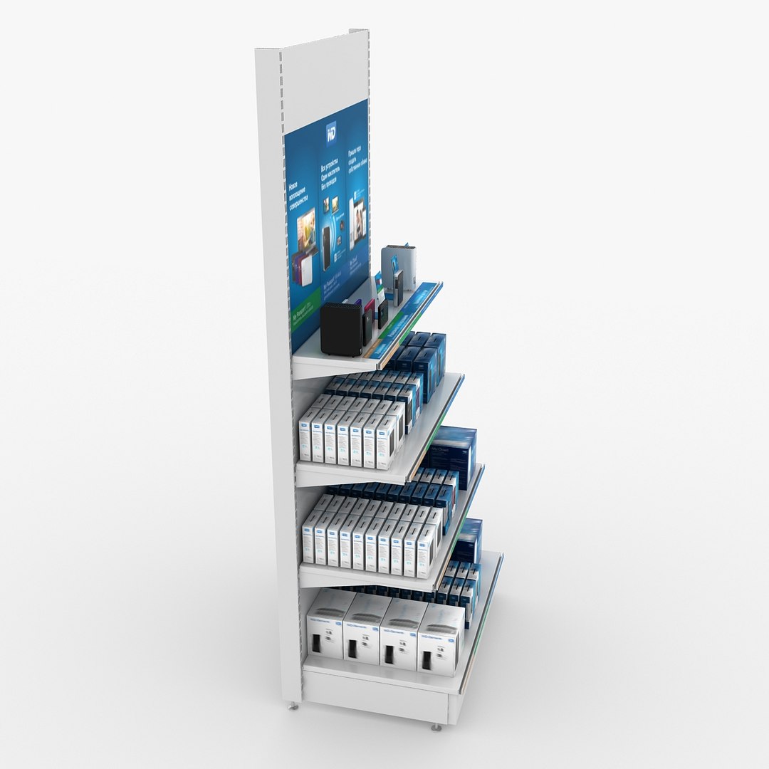 3d Rack Devices Box Model