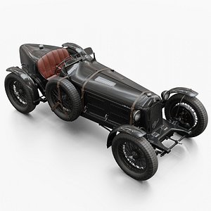 3D Alfa Romeo 8c 2300 Monza black model