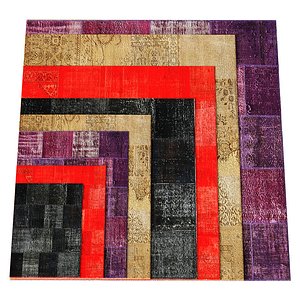 Turkish Patchwork Rugs model
