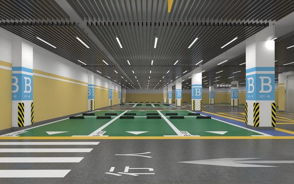 3ds Max Parking-Lot Models | TurboSquid