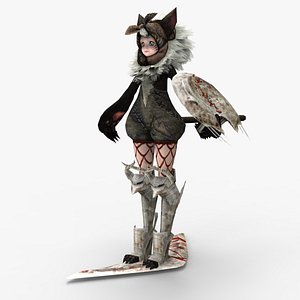 3D character animations model