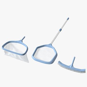 Pool Cleaning Set 3D model