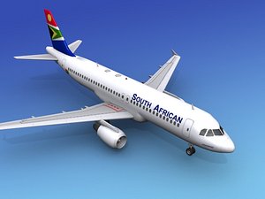 3d model airline airbus