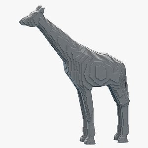 Voxel Giraffe
