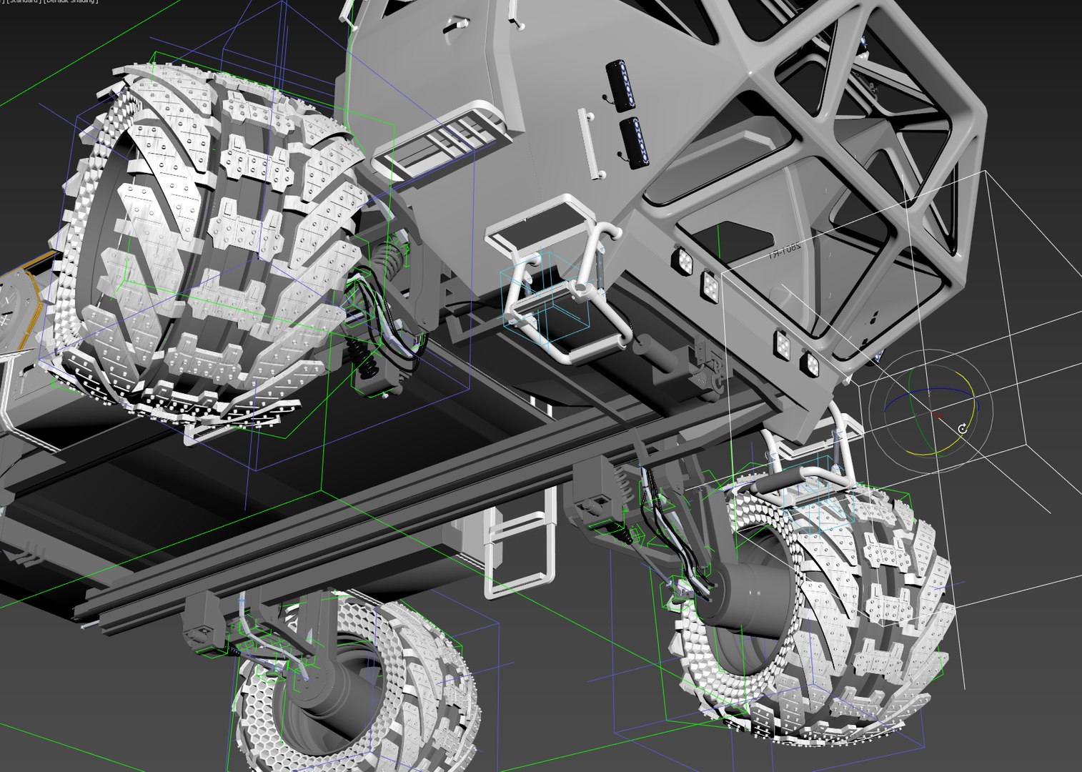 3D Martian Rover Rigged Animate - TurboSquid 1575871