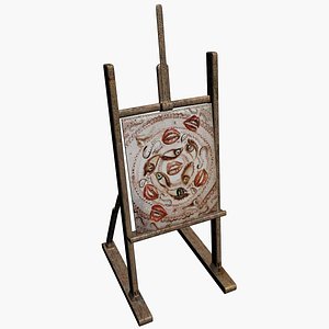 3D Easel model