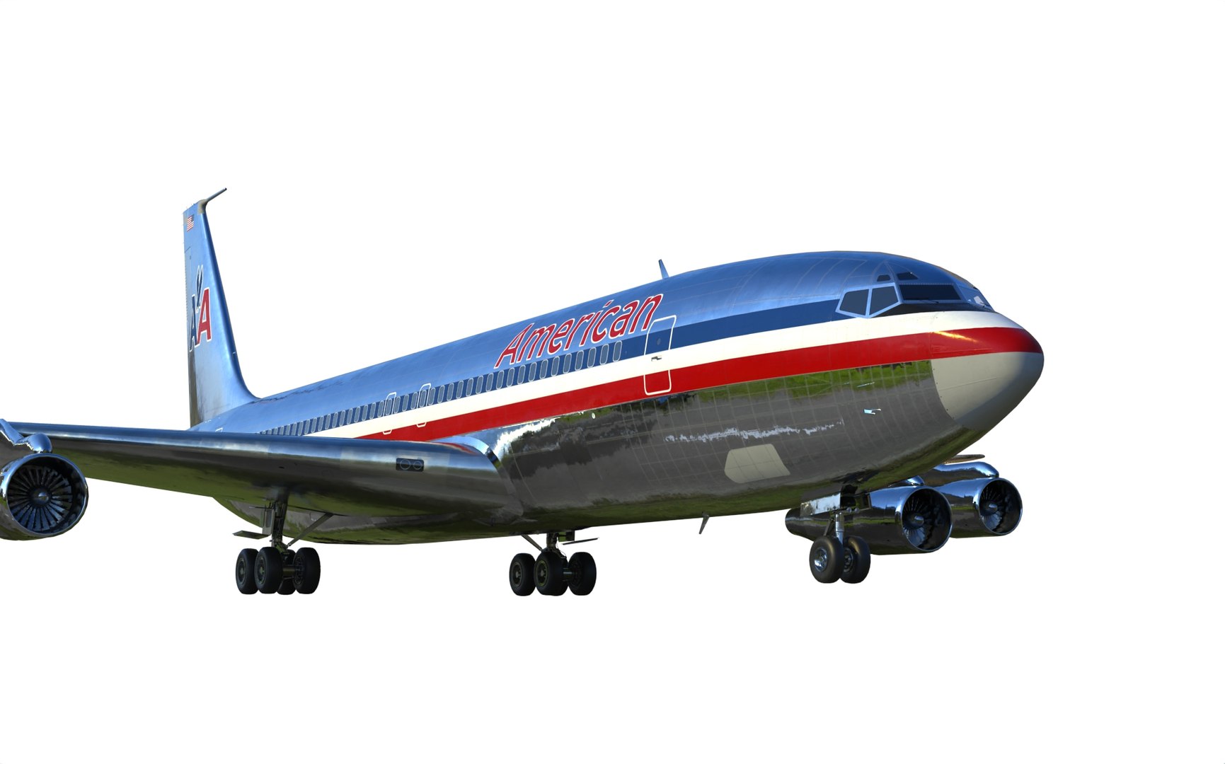 Boeing 707 3D Model TurboSquid 1895825