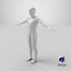 Animated Male Mannequin 3D model