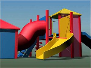 playground play 3d model