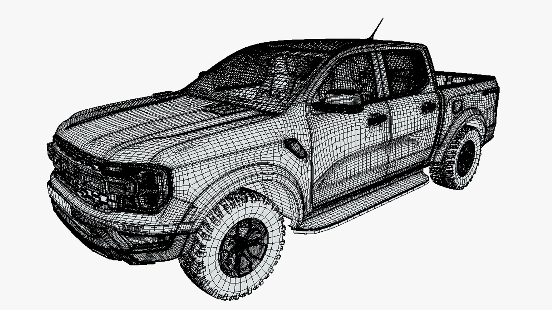 3D Ford Ranger Raptor - Blue - TurboSquid 2270657