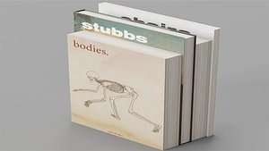 Modern Design Books Pack 3D model