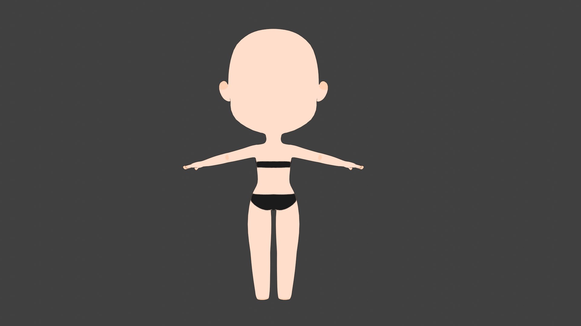 Chibi Character Base Pack Model - TurboSquid 2433940