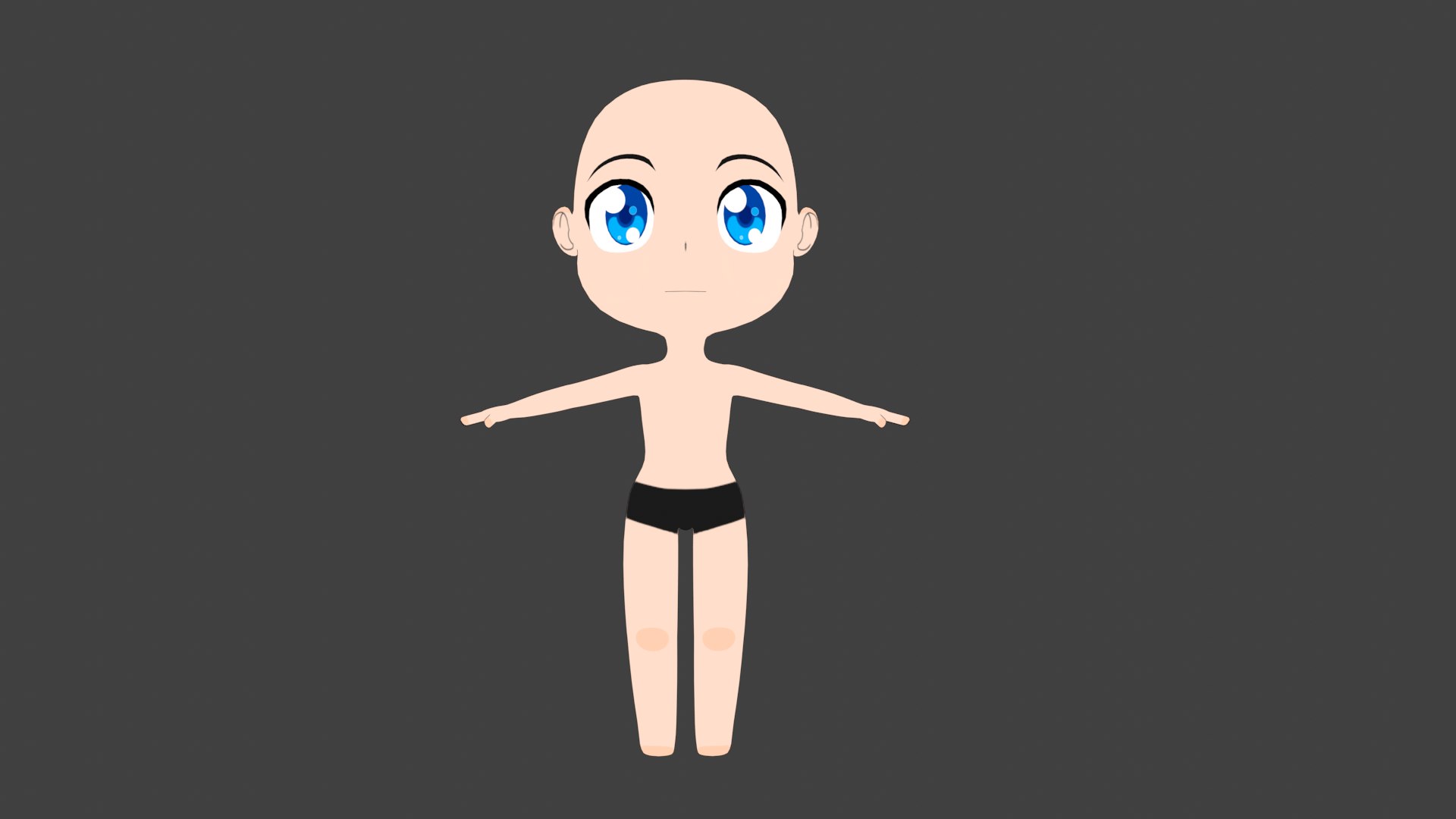 Chibi Character Base Pack Model - TurboSquid 2433940