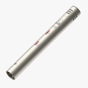 AKG 451 Microphone 3D model